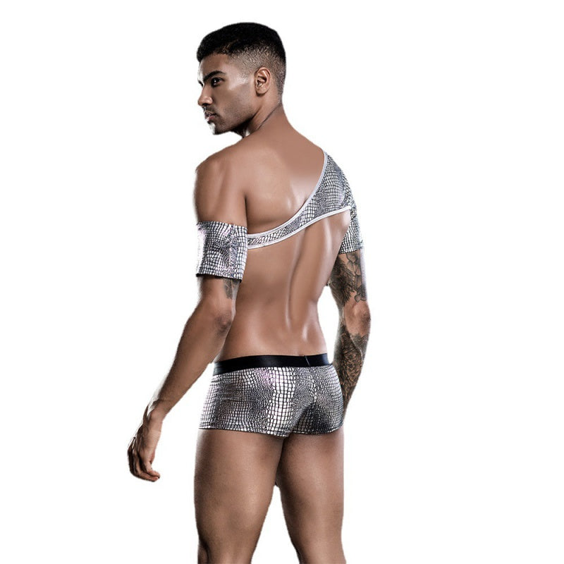Guy‘s Snake Pattern Lingerie Set