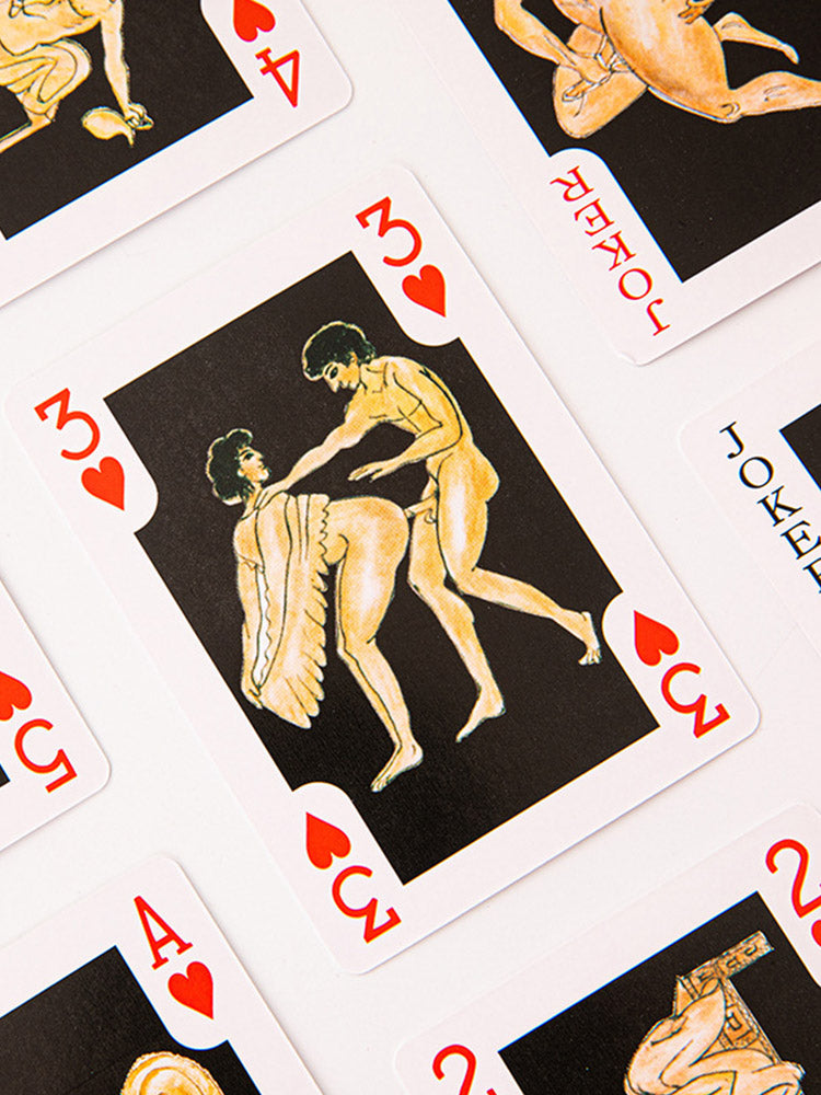 Greek Lovers Playing Card-card