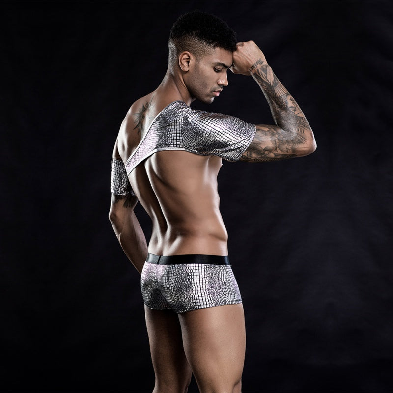 Guy‘s Snake Pattern Lingerie Set